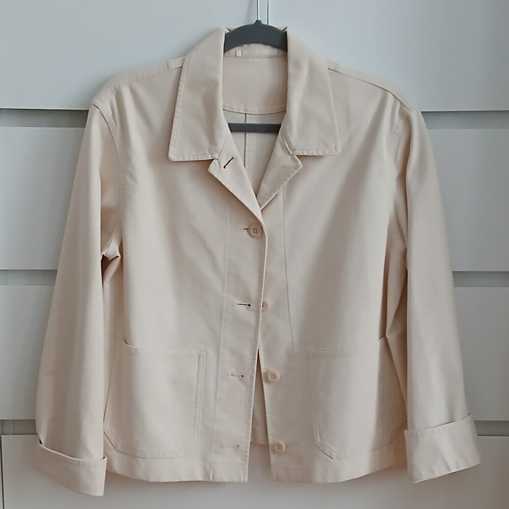 Uniqlo Cream Utility Jacket